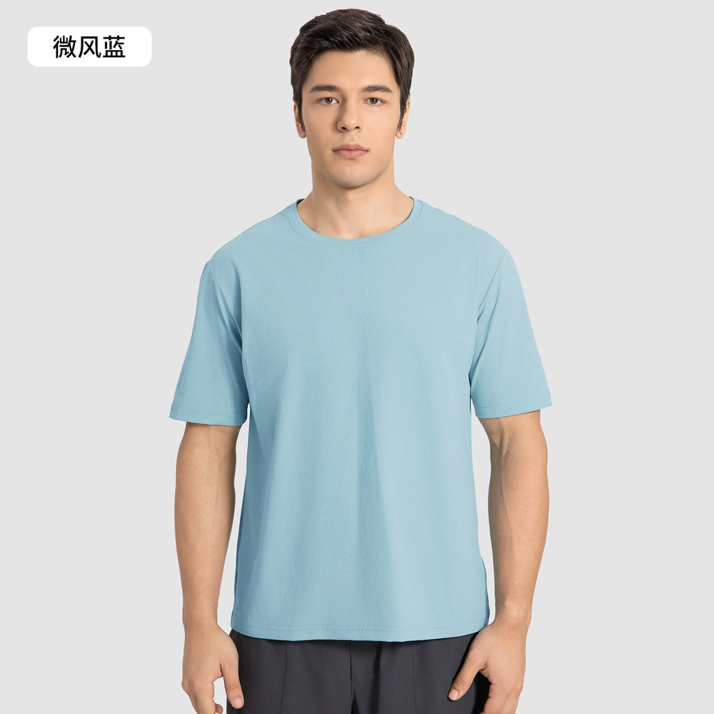 New outdoor quick-dry running & fitness short-sleeve t-shirt for men - summer lightweight, loose fit, versatile activewear top dmt002