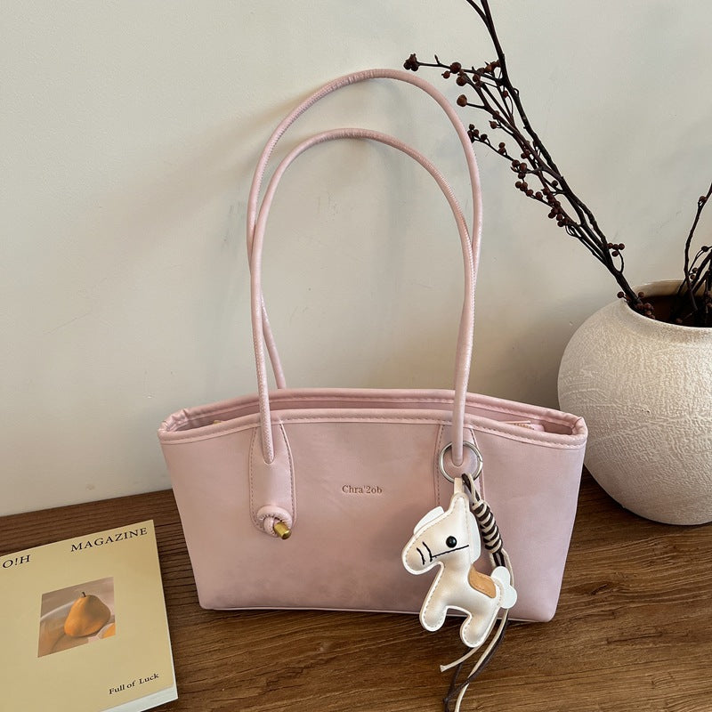 Spring gentle wind underarm bag women's bag new arrivalinseasiest for match shoulder bag student large capacity work clothing class bag