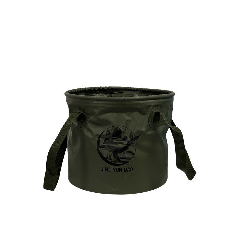 Outdoor foldable water bucket portable water bucket large capacity water tank with faucet water storage empty bucket