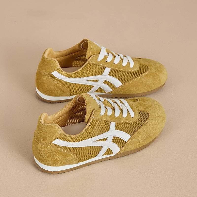 Best sellingretro mesh breathable german training shoes for women 2026autumnew arrival lightweight easiest for matchflatscasual sports sneakers