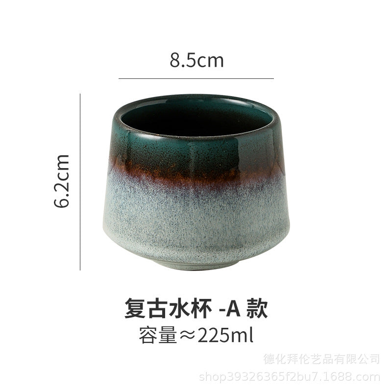 Japanese kiln matcha cup creative large for home tea cup office coffee cup stylish ceramic cup