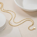 European and american export new tennis cube beaded chain paperclip exquisite bracelet set decorations holiday gifts for women