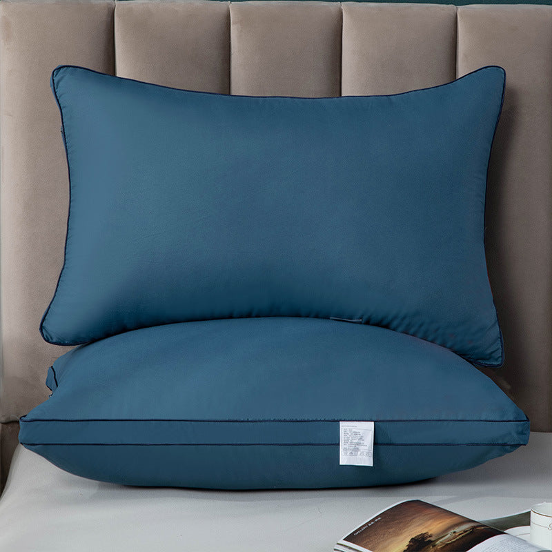 Pillow core pillow hotel pillow core household neck pillow hilton style feather velvet dormitory dropshipping factory