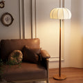 Floor lamp american retroins style living room sofa next to japanese style simple wabi-sabi style atmosphere decorative lighting fixtures