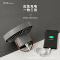 2024 new remote control wall-mounted fan, usb powered for home, kitchen, and bathroom use, ultra-quiet, high-velocity, smart oscillating fan