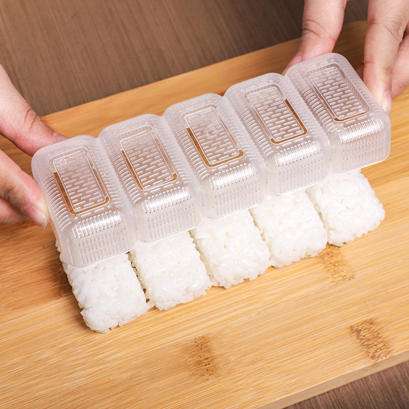 Multi-layer rice ball mold heart shape diy military ship sushi mold baking tool multi-layer sushi supplementary food bento tool