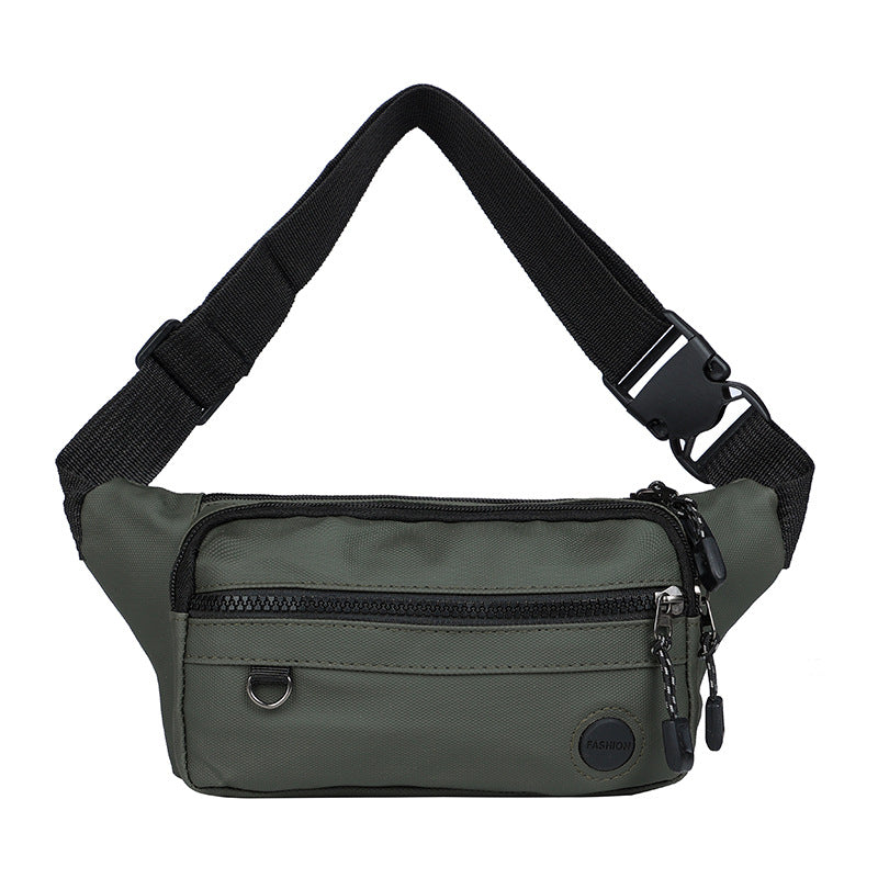 Breast bag men's ins trendy small satchel versatile Japanese trendy brand men's messenger bag casual fanny pack sports shoulder bag