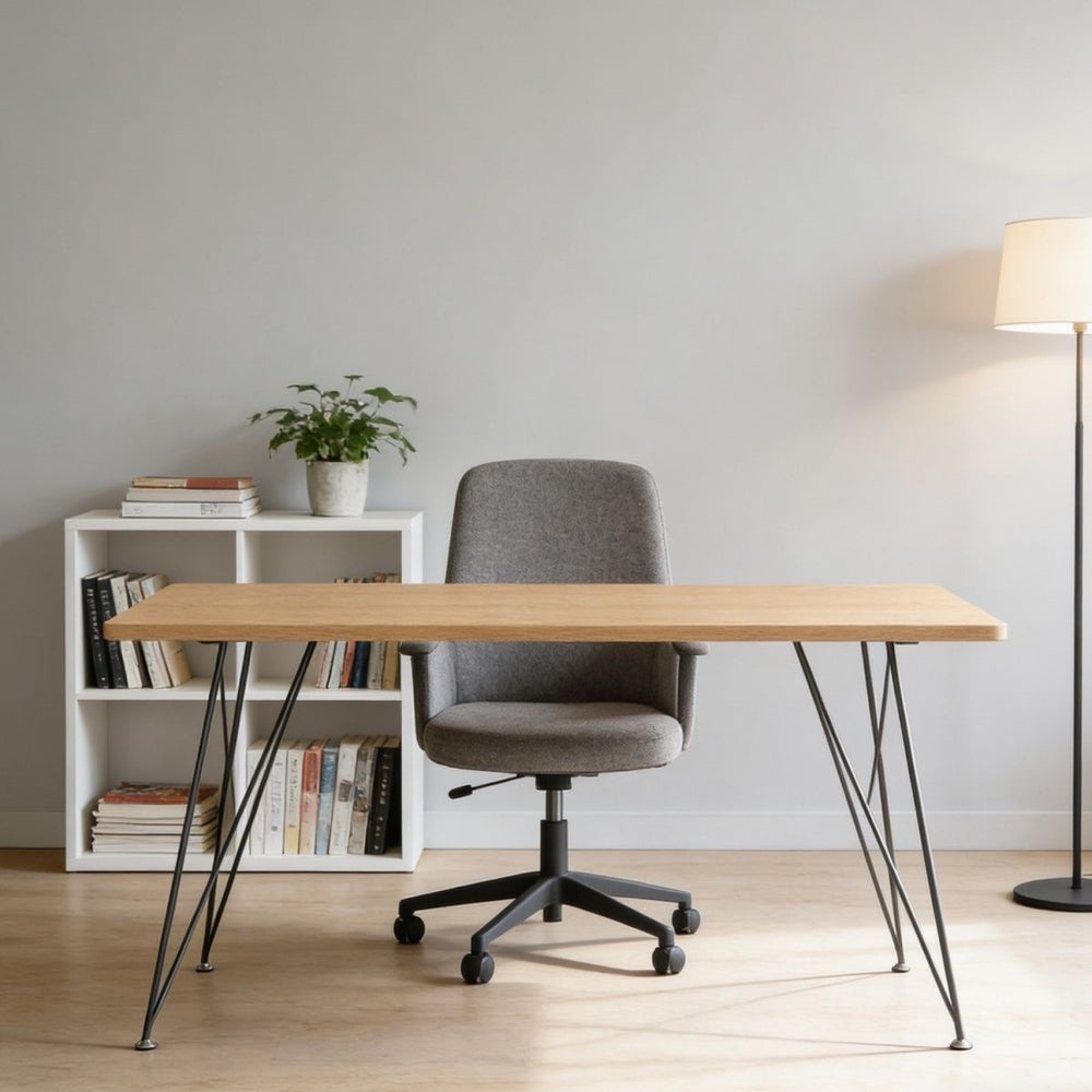 Solid wood desk - chinese style minimalist long table - home computer desk - living room desktop office large board table - student writing desk