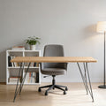 Solid wood desk - chinese style minimalist long table - home computer desk - living room desktop office large board table - student writing desk