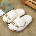 Cute 2023new arrival slippers women's bear crocs funny baotou summer non-slipoutwear sandals feeling like stepping on shit