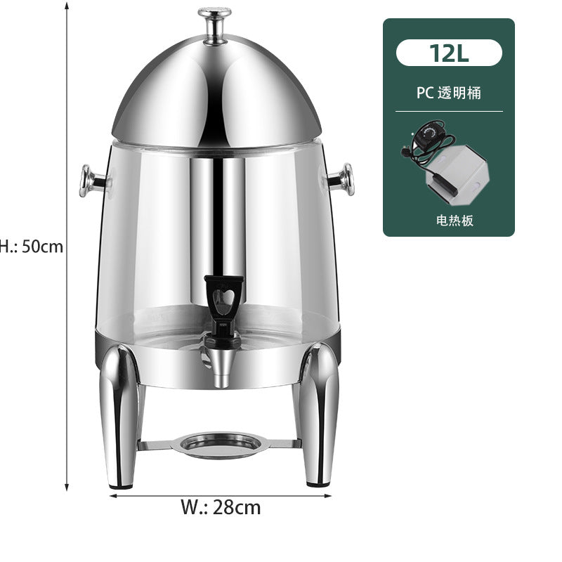 Coffee tripod, restaurant commercial beverage bucket Stainless steel visual beverage machine Juicer Korean, juice tripod