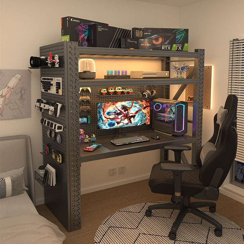 Computer desk desktop simple shelf e-sports table diy multi-layer storage rack storage rack for home desk storage rack