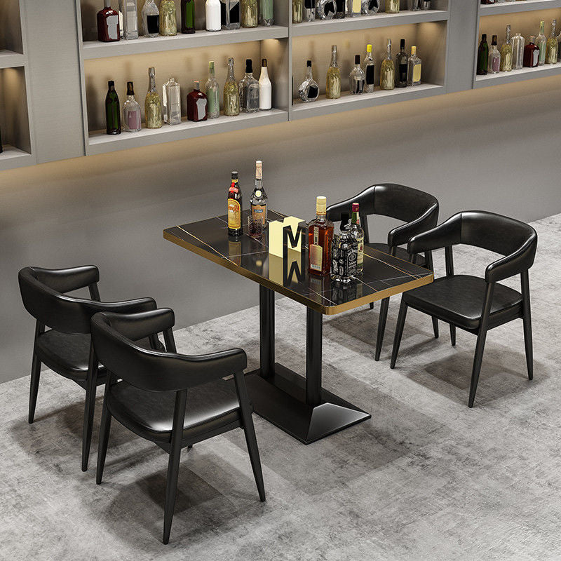 Coffee shop bar lounge table and chair set, pub, western restaurant, bbq, bubble tea shop sofa, retro casual dining booth