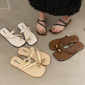 2024 new women's thong sandals - summer outdoor fashion, trendy flat casual flip-flops, beach slippers