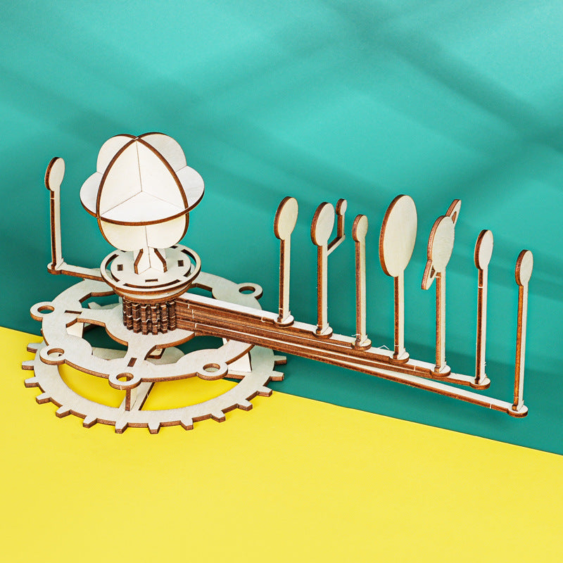 Science and technology small production homemade solar system eight planets handmade DIY primary school students science experiment teaching aids material package