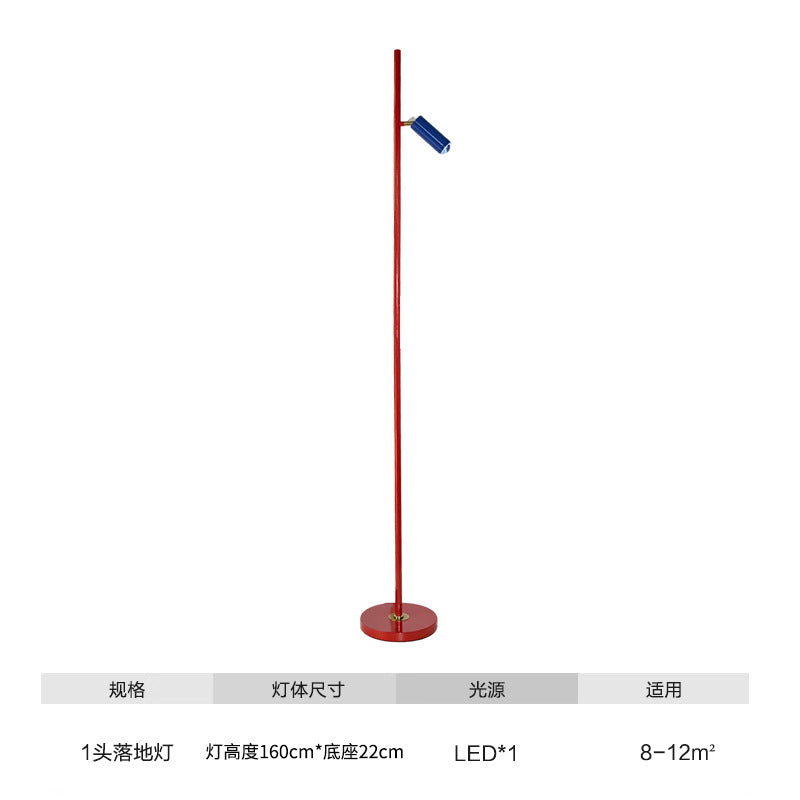 Led memphis floor lamp for living room - designer light luxury ambiance, dopamine sunset spotlight, live stream background lighting