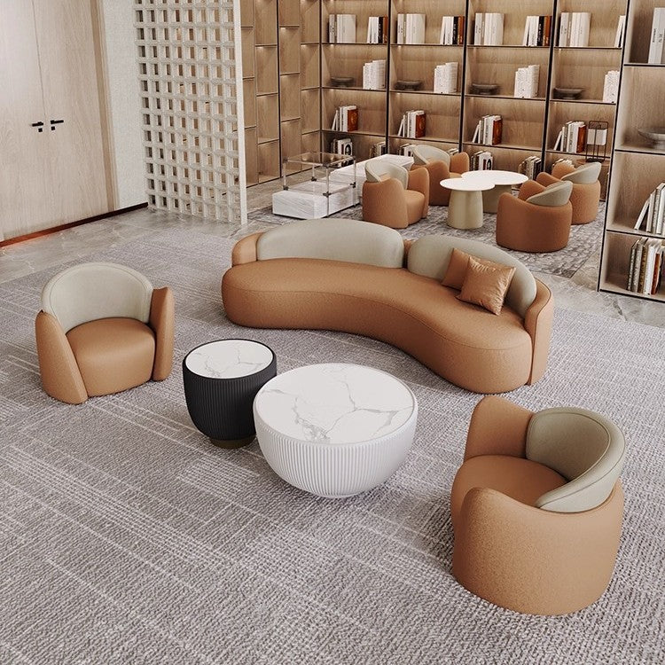 Luxury hotel lobby sofa set - ideal for clubs, hotels, b&bs, offices, waiting areas, reception, and meeting spaces