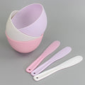 Beauty tool tpr silicone-like mask bowl, soft large bowl with 13cm opening, mask mixing stick, stirring and applicator pp large stick