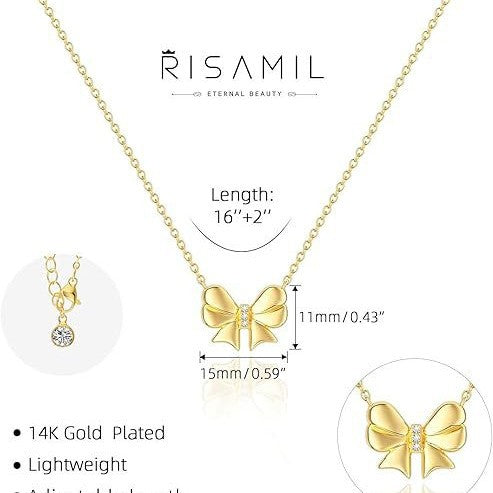 Hot-selling sweet style ribbon bow necklace - runaway princess choker