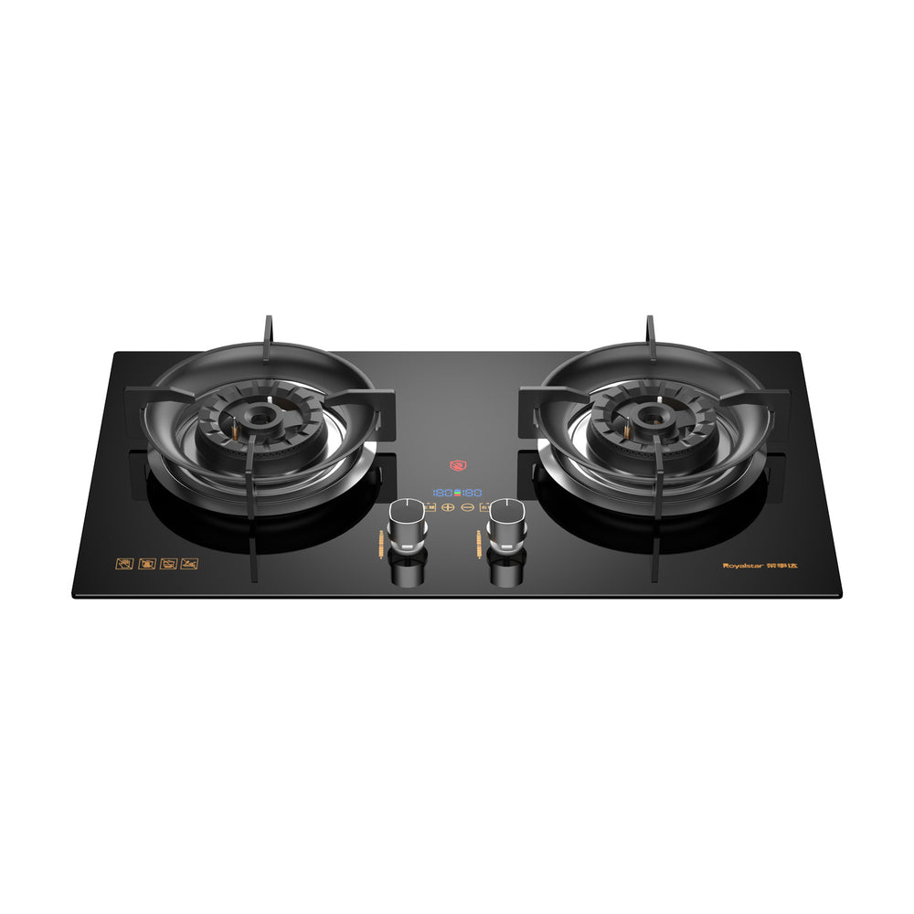 Wholesale royalstar gas stove for home double stove direct injection fierce fire natural gas gas stove embedded liquefied gas