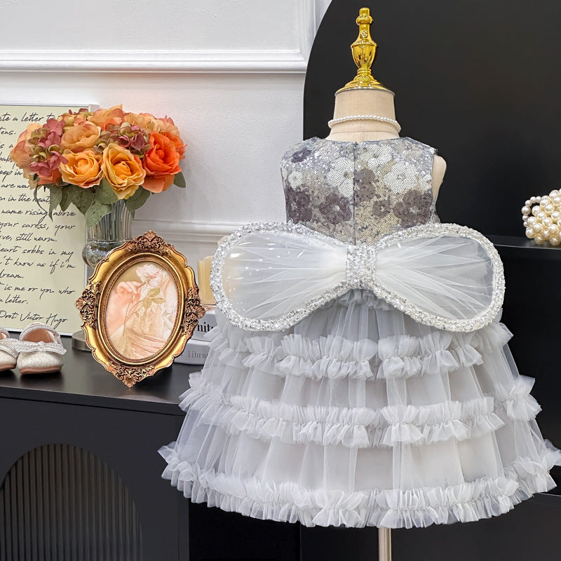 Girls' dresses: new summer  collection - stylish princess dresses and formal gowns for baby girls