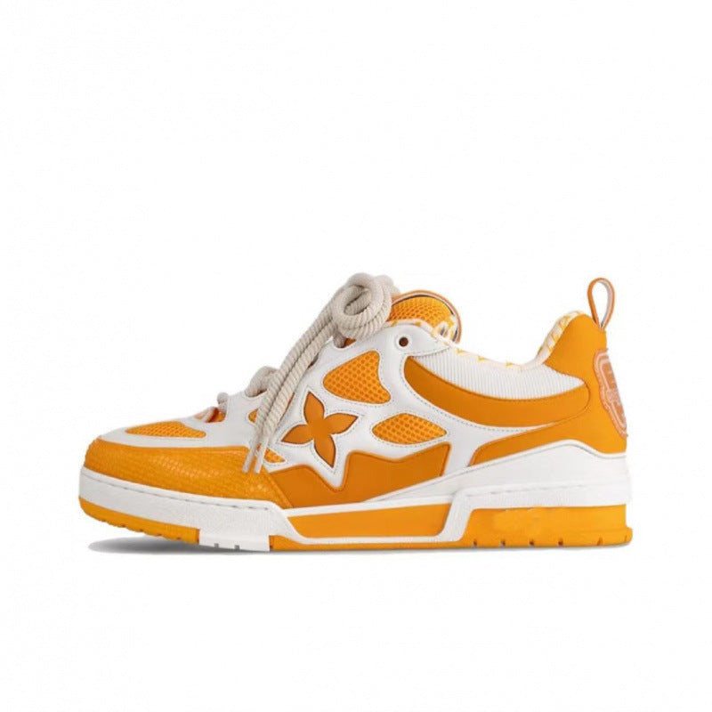 European market men's and women's bread shoes, height-increasing chunky sole dad shoes, fashionable and versatile sneakers, couple's skate shoes