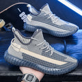 350 ultra-lightweight yeezy sneakers - unisex, couple's style, viral flyknit breathable mesh shoes, running, casual, athletic, versatile, trendy