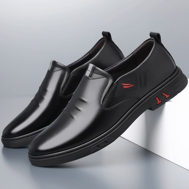 【genuine leather】men's leather shoes - autumn collection: business casual, british style, soft sole, soft upper, versatile shoes for men