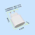 35w european standard charger, compatible with apple iphones, featuring fast charging, ce certification, and a data cable charger set