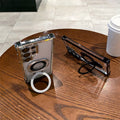 Samsung s25 ultra phone case, compatible with s26, transparent four-corner magnetic kickstand case, note20, export a37