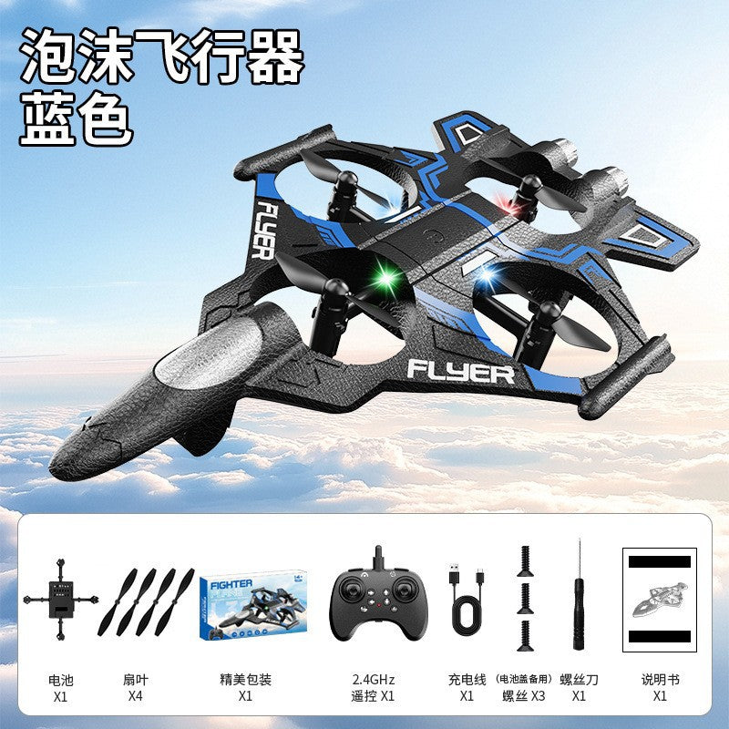 hot-selling remote control aircraft, gravity stunt foam toy, colorful rechargeable model, drop-resistant four-axis, factory wholesale price