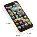 28-key kids story machine touch screen baby rechargeable multi-music early education mobile phone infant educational toy