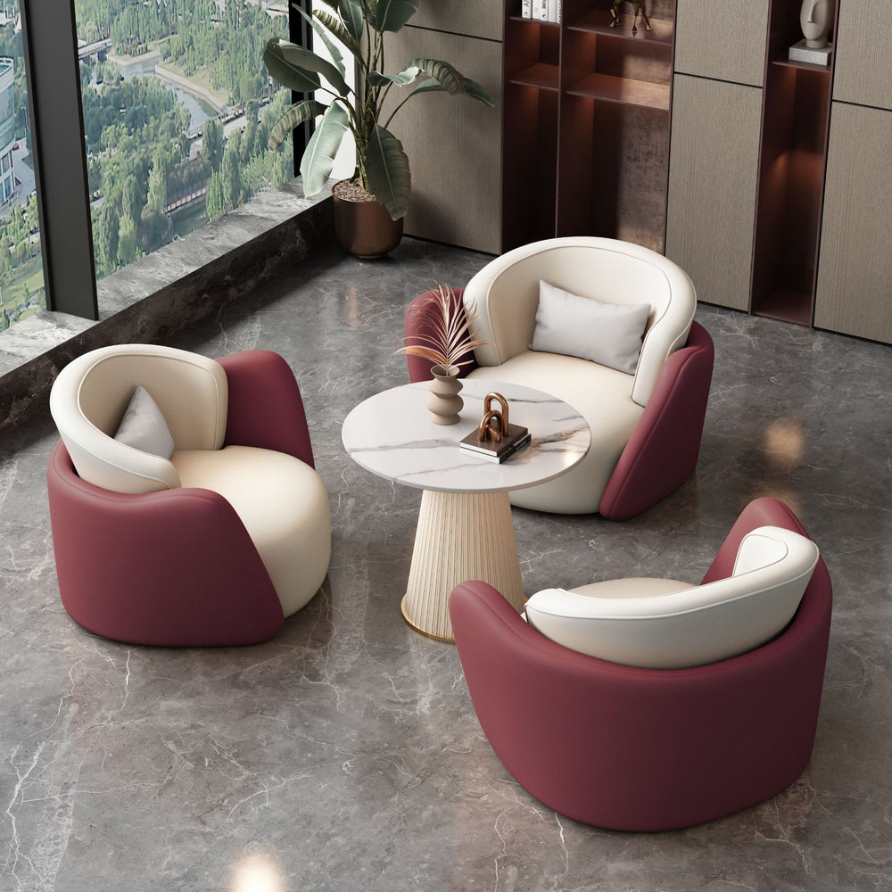 Business office negotiation sofa coffee table combination sales office reception sofa cafe shopping mall rest area billiard hall