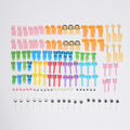 Japanese cartoon fruit picks creative children's food forks cake forks cute animal dessert forks plastic fruit forks