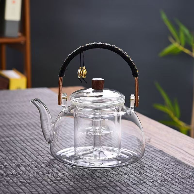 Half-moon handle teapot, stove tea kettle, glass teapot, health-preserving teapot, for home water kettle, tea kettle, tea set gift