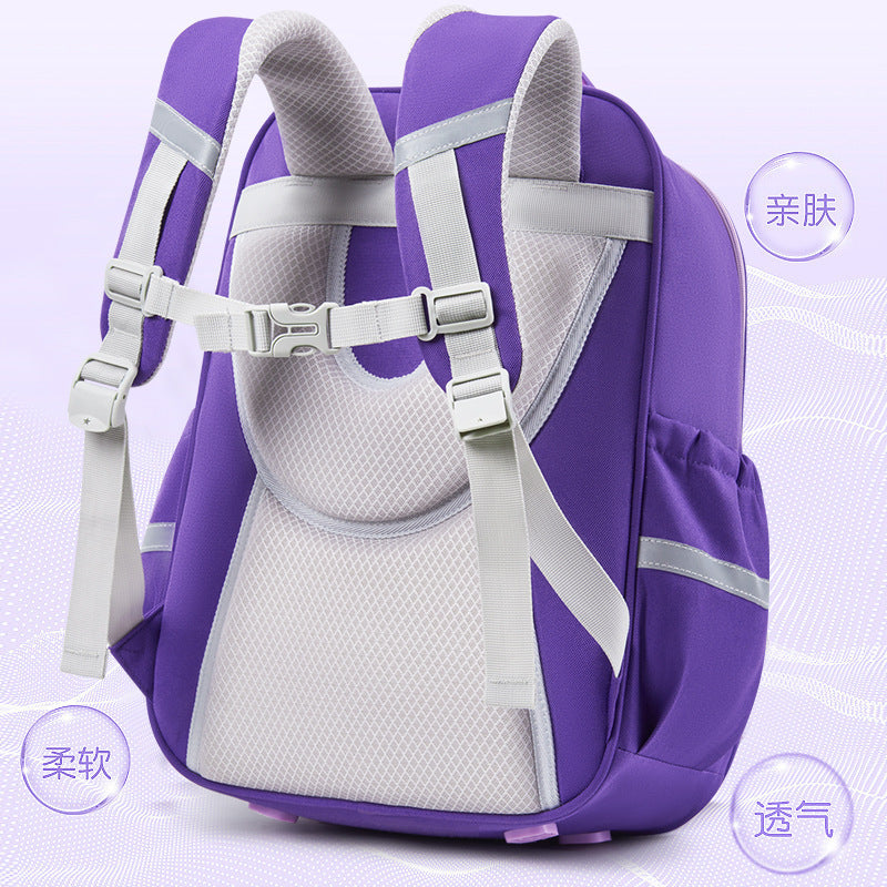 New british style elementary school backpack - large capacity, grades 1-6, boys & girls, lightweight, spine-protecting, wholesale