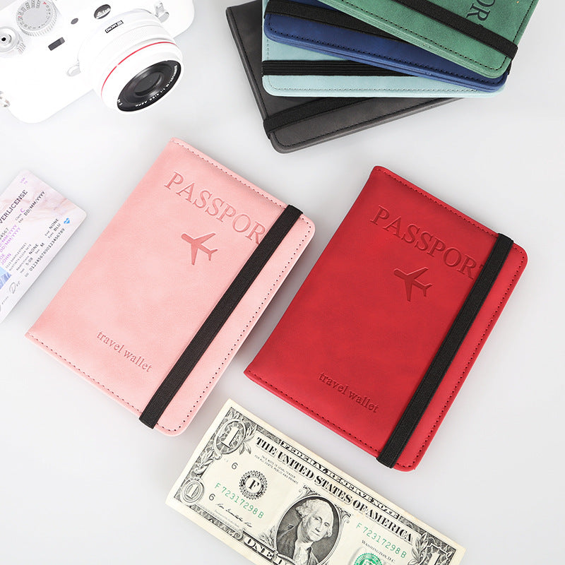 Passport Clip Photo Protective Case Passport Storage Bag Card Bag Document Storage Bag Passport Bag Travel Ticket Clip