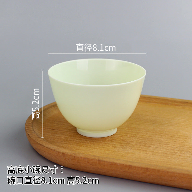 Beauty bowl spa mask mixing tool plastic mask bowl wholesale set - flat rim bowl