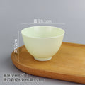 High bottom small bowl avocado green