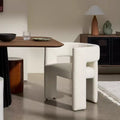 Creative single sofa light luxury minimalist modern ins living room leisure chair orange fabric reception armchair