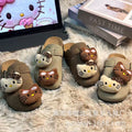 Kids female birkenstock outwear2025 spring autumcute cartoon youthfamily birkenstock shoes toe outwear half slippers