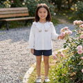 New spring girls' fashionable long-sleeved top shirt - korean style trendy blouse for baby girls - kids' clothing - children's fashion