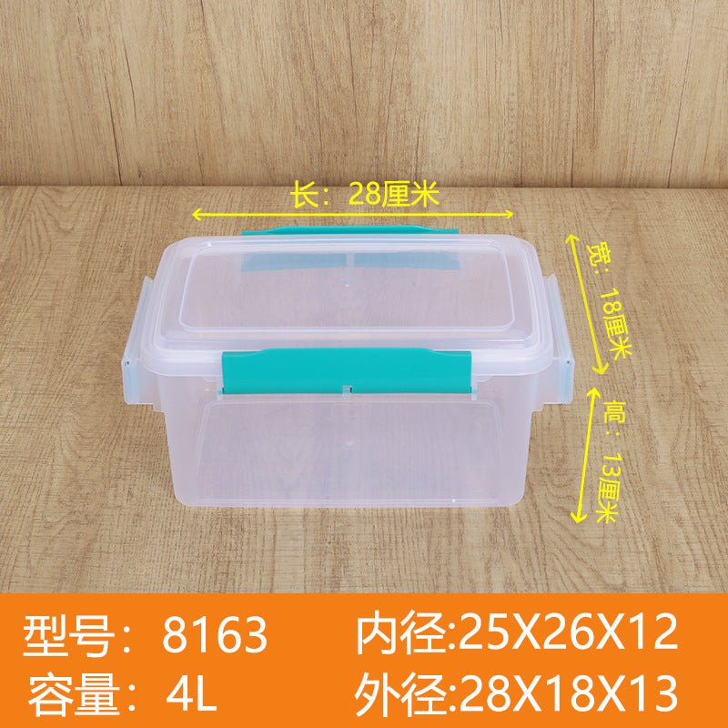 Fat cat thickened fresh-keeping box deepened food grade PP plastic refrigerator freezer box large capacity heightened storage box wholesale