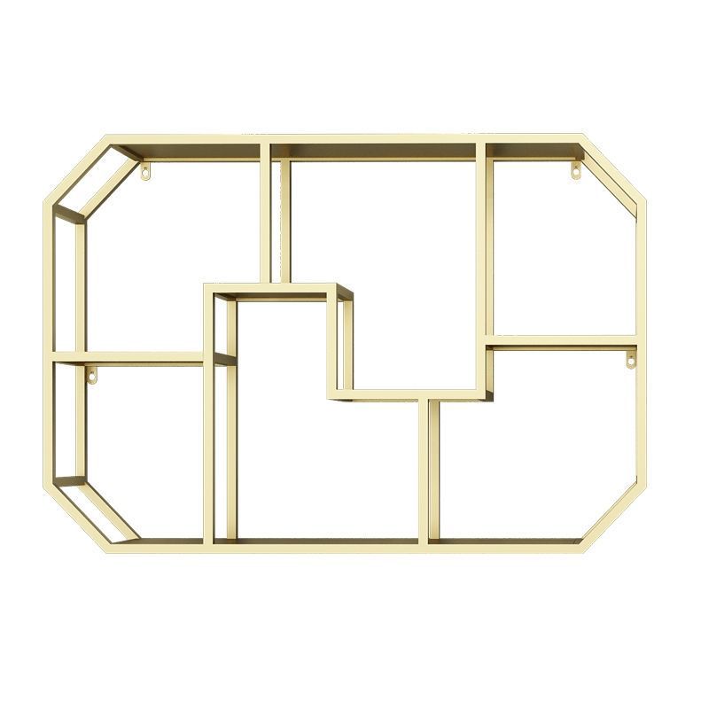 Popular wine rack wall-mounted storage rack wall-mounted storage cabinet bedroom wall creative plaid living room wall cabinet wall iron art