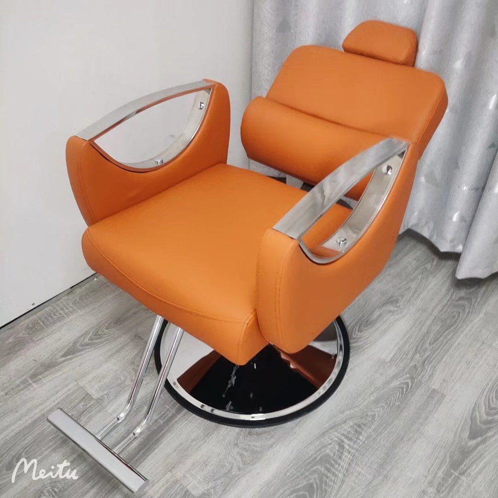 Barber shop chair can be reclined and lifted classypopular hairdressing chair hair salon special shaving lounge chair barber chair