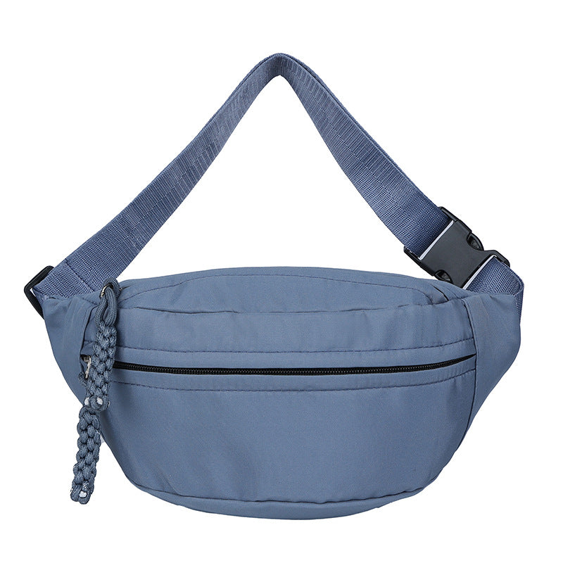 New breast bag women ins cool large capacity messenger bag casual Japanese students shoulder backpack light sports