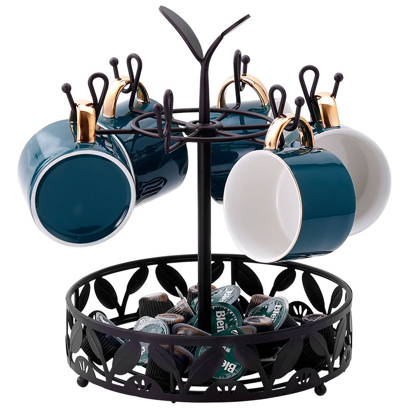 Customized wrought iron cup holder hanger, water cup mug holder, coffee cup holder, water cup holder hanging, kitchen cup holder, cup holder, drying cup holder