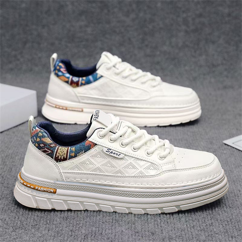 Popular men's shoes springniche style original easiest for matchcasual sneakers men's sports thick sole heightening xiaobai trendy shoes