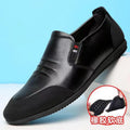 2024 new versatile men's leather shoes - soft sole business casual loafers - perfect for work, security, and dad shoes - wholesale available