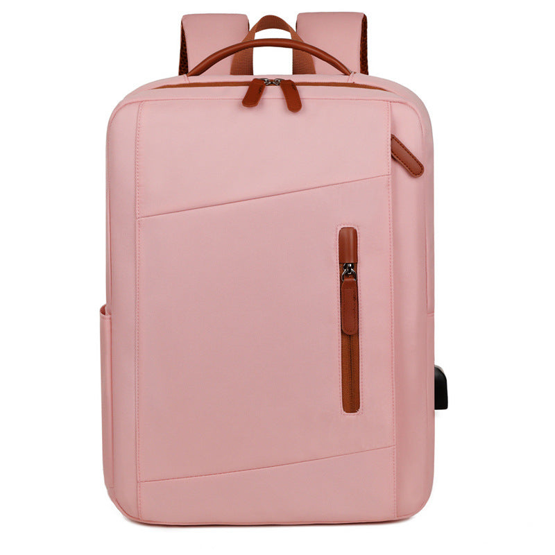 New business commuter backpack large capacity multi-functional computer bag simple leisure travel  backpack